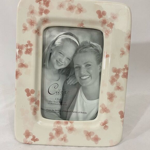 Carr Ceramic Floral Picture Frame - Picture 1 of 3
